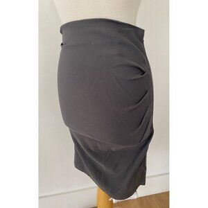 GK Grace Karin Gray Stretchy Skirt Side Pleats Women's Size M Medium